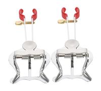 Milisten 2pcs Music Clip Lightweight Clarinet Lyre Stand for Marching Band Construction for Outdoor Convenient Score Holder for All Ages