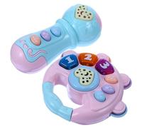 Milisten 2Pcs Musical with Light and Sound Educational Singing Instruments for Newborns Early Learning Hand Bells for Sensory Development and Speech Enhancement Random Color