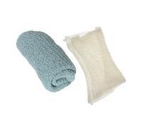 Milisten 2PCS Newborn Photography Wraps Soft Stretch Knit Posing Blankets for Portraits Breathable Elastic Fabric for Studio Home Outdoor Photo Shoots