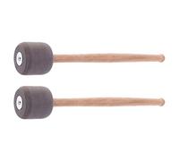 Milisten 2pcs Non-skid Stainless Steel Bass Drum Mallets for Percussion Drumsticks for Drum Stick Replacements in Percussion Tools