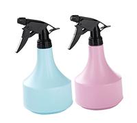 Milisten 2pcs One Hand Pressure Spray Bottles Set Lightweight PP Fine Mist Sprayer Refillable for Gardening Balcony Use Bright Candy Colors Random Random Color