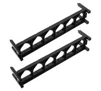 Milisten 2pcs Paint Storage Organizer Compartment Multi Purpose Rack for Water Based and Oil Paints Craft Supply Holder for Artists and Home Use