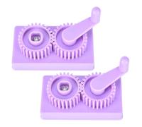 Milisten 2pcs Paper Craft Quilling Tools Set Plastic Paper and Curling Device for DIY Decorations Precision Wave Shaper for Handmade Flowers and Wrapping