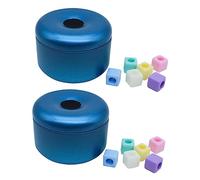 Milisten 2PCS Parrot Interactive Teaching Box Toys for Birds Coin Box Playthings Training Features for Small to Medium Birds Fun PET Supplies