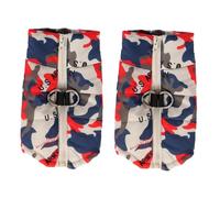 Milisten 2pcs Pet Creative Camouflage Raincoat for Dogs and Puppies Windproof Outdoor Jacket Red Camouflage for Autumn and Adventures