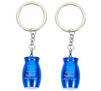 Milisten 2pcs Pet Urn Keychain for Ashes Holder Mini Urn Pendant Metal Cremation Keychain Meaningful Dog Ash Container as Memorial for Pet Lover