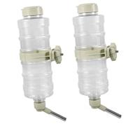 Milisten 2pcs Pet Water Dispenser for Small Animals Hanging Water Bottle Leak Design Suitable for Dogs Cats and Chinchillas Capacity
