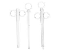 Milisten 2pcs Plastic Bird Feeder for Young Birds Large Transparent Syringe Tubes Hand Feeding for Parrots Pigeons Easy Precise Feeding Safe Material for Poultry