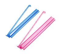 Milisten 2pcs Plastic Mahjong Pusher Rack Transparent Rose Red Blue for Western American Mahjong Games for Go Play