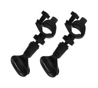 Milisten 2pcs Plastic Microphone Clip with Adapter for Tripod Mic Holder Reliable Compact Design for Recording Public Speaking Sessions