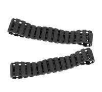 Milisten 2pcs Plastic Tank Tracks for DIY Robot Cars Crawler Model Replacement Parts for Remote Control Tank Suitable for Boys and Girls and Hobbyists Sturdy and Easy to Install