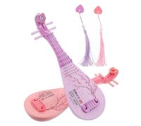 Milisten 2pcs Playable Miniature Pipa Musical Instrument for Sound and Light Interactive Montessori Realistic Small Lute Model for Early Music Education and Family Sensory Development