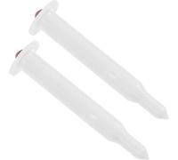 Milisten 2pcs Pop-out Dial Meat Thermometers Stainless Steel Barbecue Temperature Gauges with Timer for Kitchen Oven Grilling and Bbq Food Temperature Testing