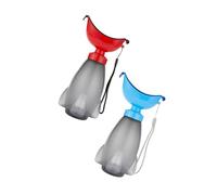 Milisten 2pcs Portable Car Urinal for Kids Leakproof 600ml Pp Travel Potty for Toddlers Rocket-Shaped Pee Bottle for Girls Boys on Road Trips and Camping