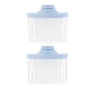 Milisten 2Pcs Portable Milk Powder Dispenser with Versatile Compartments Formula Container for Travel and Outdoor Use Lightweight Storage Case for Essentials