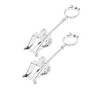 Milisten 2pcs Portable Music Sheet Clip Stand for Clarinet Oboe Trumpet Lyre Holder with Strong Clamp Power for Marching Band Performances Professional Elegant Design