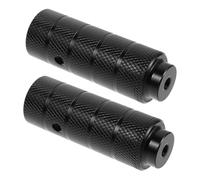 Milisten 2pcs Rear Bicycle Pedals Steel Foot Pegs with Anti-skid Textured Surface Mountain Bike Accessories Easy Installation for Cycling and Off-road Use