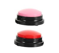 Milisten 2Pcs Recordable Buttons for Dogs Interactive Pet Training Buttons for Communication Engaging Dog for Mental Stimulation and Training Activities