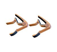 Milisten 2pcs Redwood Grain Capo Ukulele Capo for Electric Guitar and Acoustic Instrument for Classical Guitar Mandolin Banjo Musical Instrument for Musicians