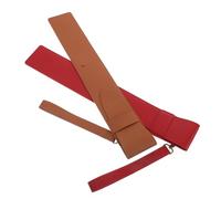 Milisten 2pcs Retro Drumstick Cover Bag Portable Storage Case for Drum Sticks for Marching Band and Drummer Use Brown