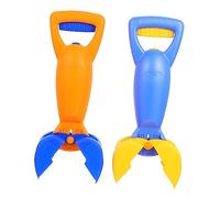 Milisten 2Pcs Sand Scoop Lightweight Grabber Claw for Beach Backyard Play Safe Easy to Grip Sand Playthings Colors