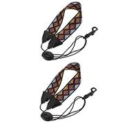 Milisten 2pcs Saxophone Neck Strap Adjustable Sax Belt for Alto Soprano Comfortable Design Reduces Neck Pressure Lightweight for Musicians