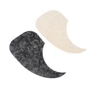 Milisten 2pcs Self-adhesive Acoustic Guitar Pickguard Waterdrop Shape Scratch Plate for Folk Guitar