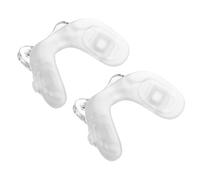 Milisten 2Pcs Silicone Pads for ’S Glasses, Integrated Double-Screw -Shaped Anti-Slip Bridge Protectors, Soft Silicone Eyeglass Repair Kit for