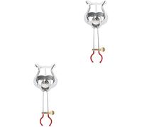 Milisten 2pcs Silver Music Score Binder for Trumpet Musicians Sheet Music Clip Holder for Protecting for Marching Bands and