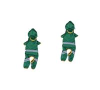 Milisten 2pcs Small Dog Raincoat Reflective Rain Slicker for Small Dogs and Puppies Tailored Fit for Pomeranian and Similar Breeds Dark