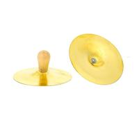 Milisten 2pcs Small Hand Cymbals Copper Percussion Instrument for Performance and Dance Durable and Easy to Use Soothing Sound for Beginners and Teachers
