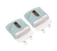 Milisten 2pcs Small Hay Feeders for Rabbits and Guinea Pigs Durable Cloth Chinchilla Storage Holders with Window Design Capacity Hay Bags for Convenient Pet Cage Feeding