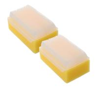 Milisten 2pcs Soft Sensory Brushes for Newborns Bathing and Sensory Stimulation Head and Hair Brushes with Gentle Sponge Material Enhances Motor Skills and Coordination