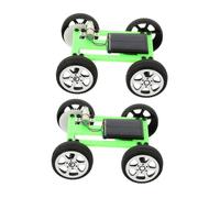 Milisten 2pcs Solar Powered Car Kit for DIY Engineering Projects Stem for Home School and Outdoor Activities Enhances Creativity and Science Learning
