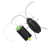 Milisten 2pcs Solar Powered Insect Simulation for Boys Engaging Educational Teaching Tool for Students Discover Solar Energy Principles with and Cockroach Models