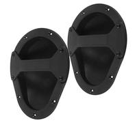 Milisten 2pcs Speaker Handle Recessed Handles Sturdy and Stable Plastic Side Pull with Sleek Modern Design, Versatile Accessory for Stage Speakers