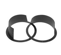Milisten 2pcs Speaker Protective Dust Cover 8 Inch Black Plastic Honeycomb Waterproof Car Door Speaker Cover