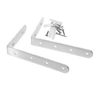 Milisten 2pcs Stainless Steel Furniture Wall Anchors with Lightweight Design and High Damage Resistance for Baby Proofing Cabinets and Bookcases Angle Brackets