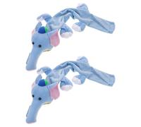 Milisten 2PCS Stethoscope Cover Sleeve: Cute Elephant Stethoscope Tube Neck Wrapper - Plush Animal Protector for Nurses and Doctors Accessories