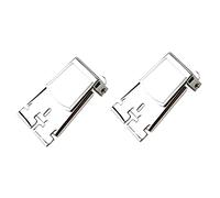 Milisten 2pcs String Banjo Tailpiece Replacement -plated Metal Tailpiece for Guitar Easy Installation and Cleaning Banjo Supplies for Music Enthusiasts