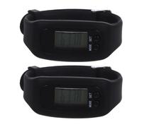 Milisten 2pcs Stylish Digital Pedometer with Step Counting Distance and Calories Tracking for Teens Men and Women for Outdoor Activities