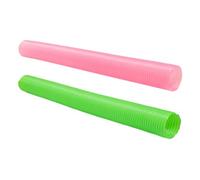 Milisten 2pcs Telescopic Foldable Hamster Tunnel for Small Pets Extendable Plastic Play Tube for Ferrets Rats Gerbils Safe Easy-clean Exercise and Exploration for Active Hamsters