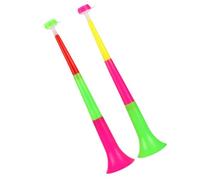 Milisten 2pcs Telescopic Horn Portable Amplified Noise Maker for Sports Games Parties Outdoor Events Multifunctional Small Trumpet with Loud Sound