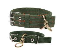 Milisten 2Pcs Thickened Canvas Sheep Collars Wear Resistant Livestock Traction Neck Straps for Goats Sheep Cows Horses Durable Animal Husbandry Supplies