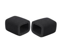 Milisten 2pcs Thickened Square Sponge Mic Covers Universal Microphone Protective Windshield Dustproof Pop Filter Accessories for Studio Recording and Live Performance