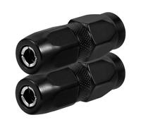 Milisten 2pcs Thread Flat Mouth Grease Nozzle Coupler for Mechanical Processing Easy Install Hose Tips with Self-Locking Design Compact for Recessed Fittings Access