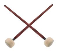 Milisten 2pcs Timing Hammer Wooden Drum Mallet Felt Head for Practice and Performance for Percussion Instruments and Drummers