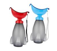 Milisten 2pcs Travel Potty Urinal for Lightweight Portable Car Toilet with Leakproof Rocket Shape Design Easy to Clean PP Training Potty for Camping and Outdoor Adventures
