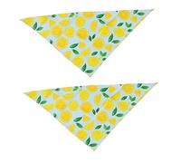Milisten 2pcs Vibrant Pet Neck Bandana Dog Collar Decor Saliva Collar Alternative Kerchief for Pet Grooming Seasons