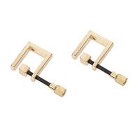 Milisten 2pcs Violin Making Tool Professional Clamp for Violin Repair Replacement Clip Smooth Finish for Luthiers and Musicians for Fixing Edge Cracks